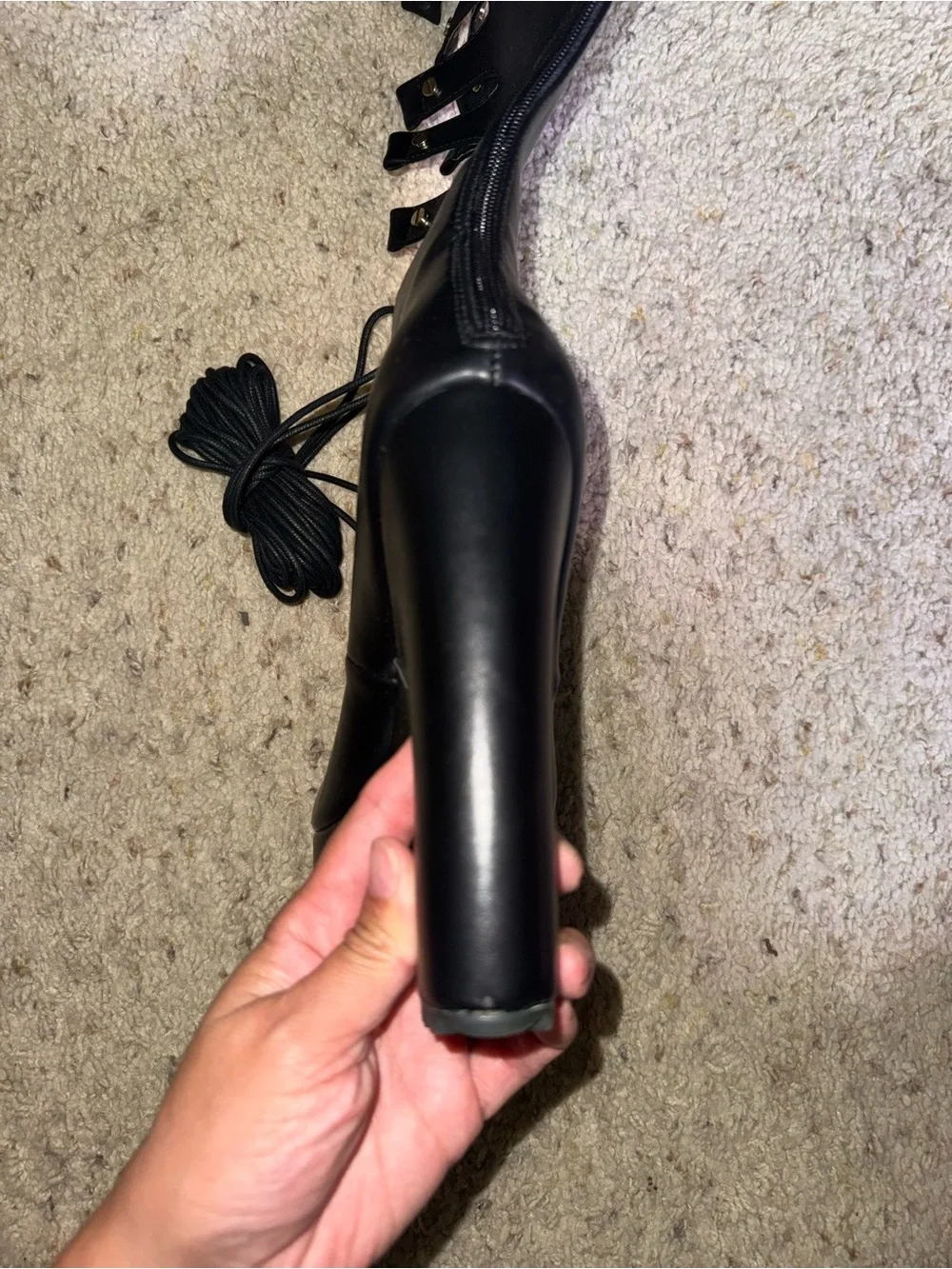 NWT Nelly Bernal “Anarchy” Thigh-High Platform Boots – Size 8